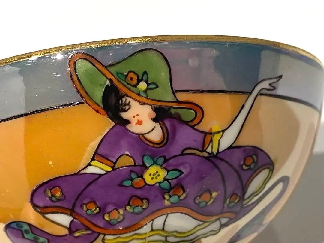 オールドノリタケ アールデコ アイスクリームセット