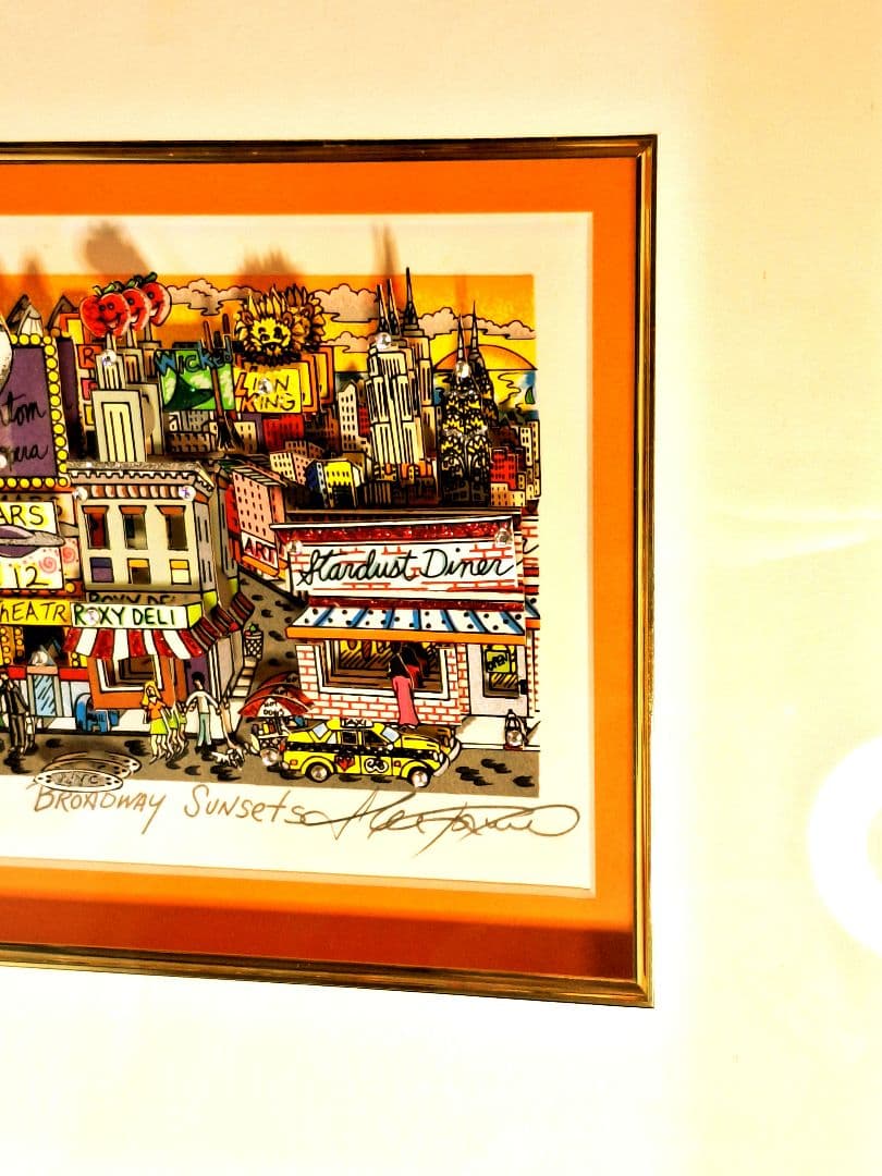 【早い者勝ち】【希少】最終価格　チャールズ・ファジーノ　ブロードウェイサンセット