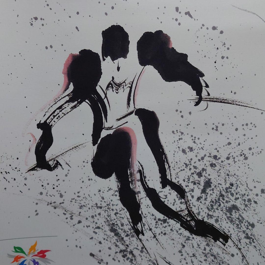 長野オリンピックIBM墨絵ポスター ３種類