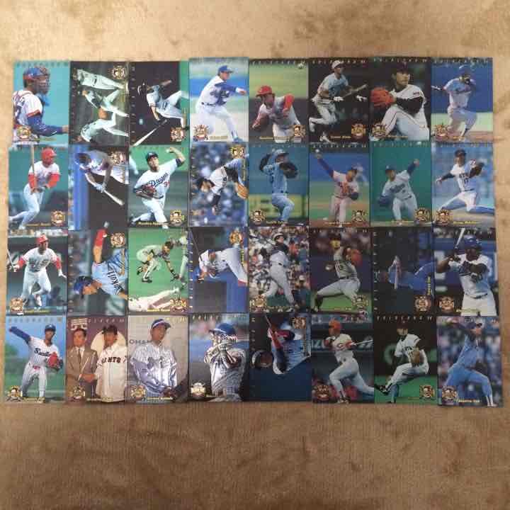 【値下】【超レア】1994年版 プロ野球カード 全32枚セット（ガム カネボウ）