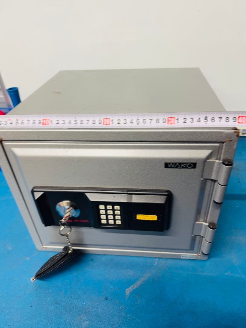 福岡発 Wako ワコー 耐火金庫 耐衝撃 小型 アンティーク ビンテージ