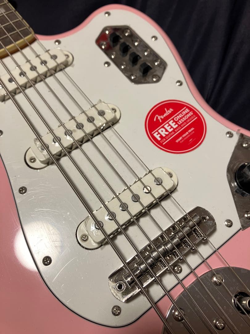 Squier Bass Ⅵ FSR Shell Pink