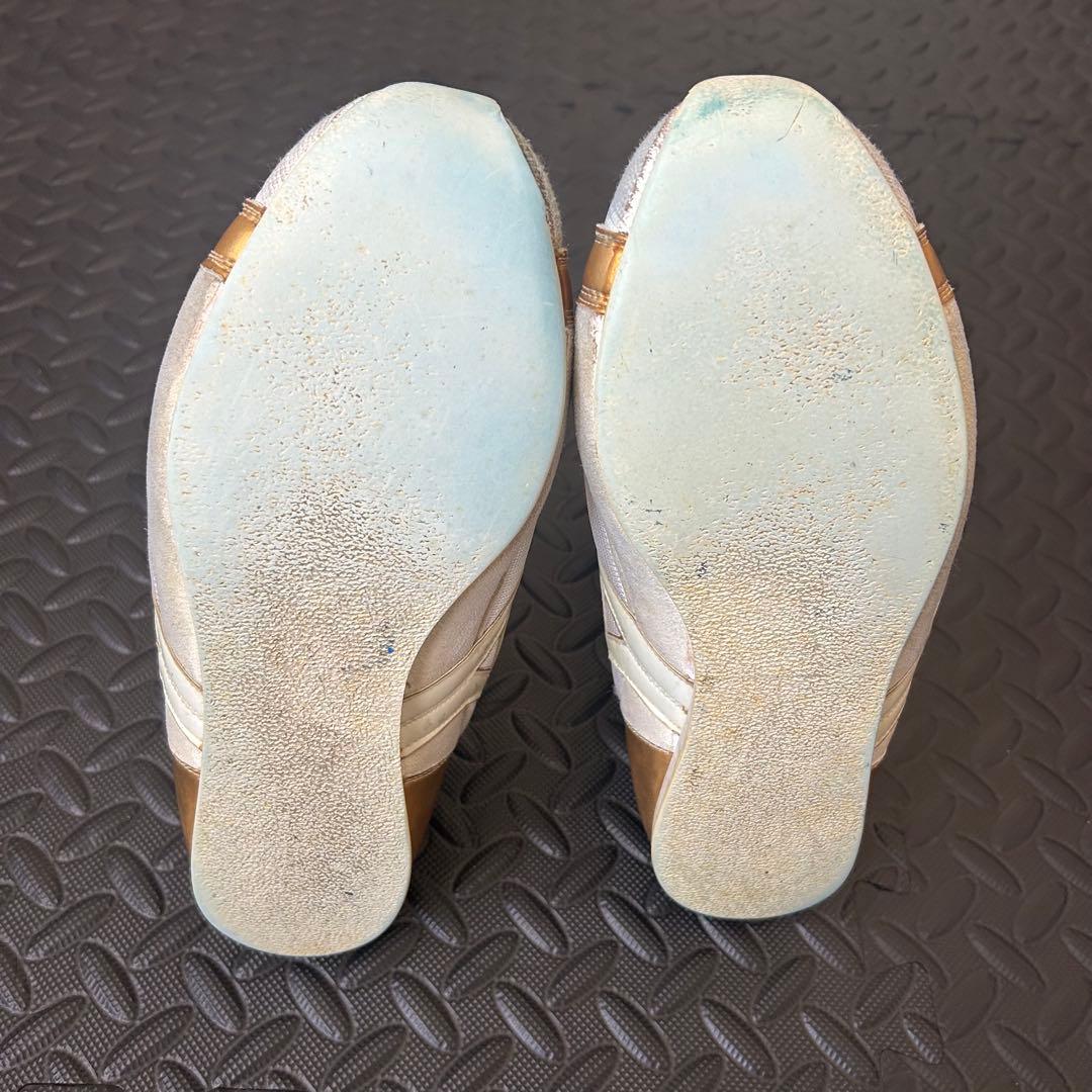 Mizuno ボクシングシューズ ホワイト/ゴールド