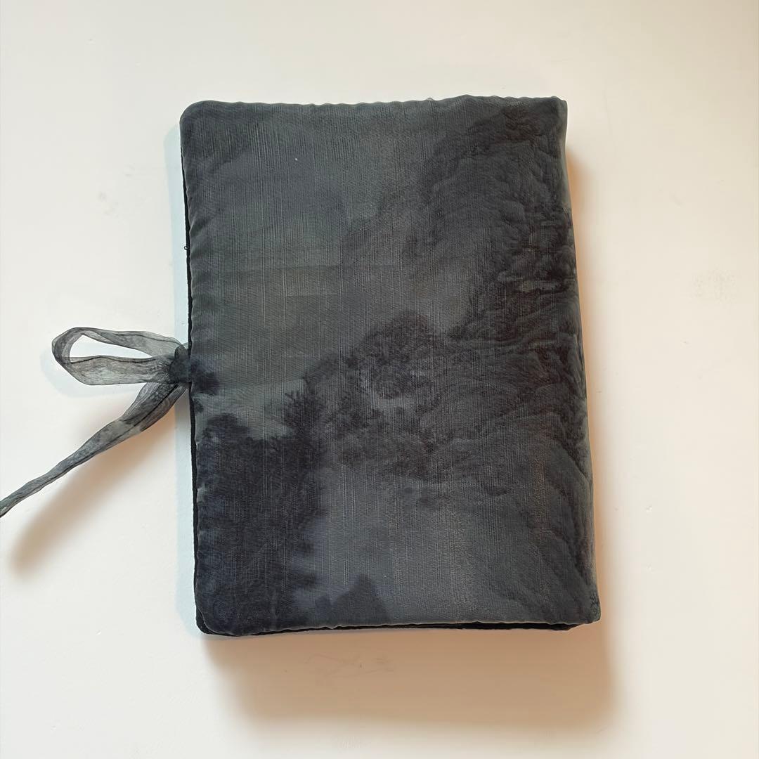 バインダーカバー　モノトーン　絵画　A6 韓国　貯金