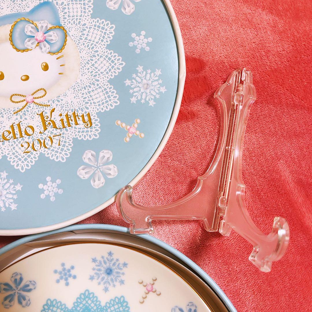 希少レア　ハローキティ　2007 記念プレート　マグカップ　スタンド付　サンリオ