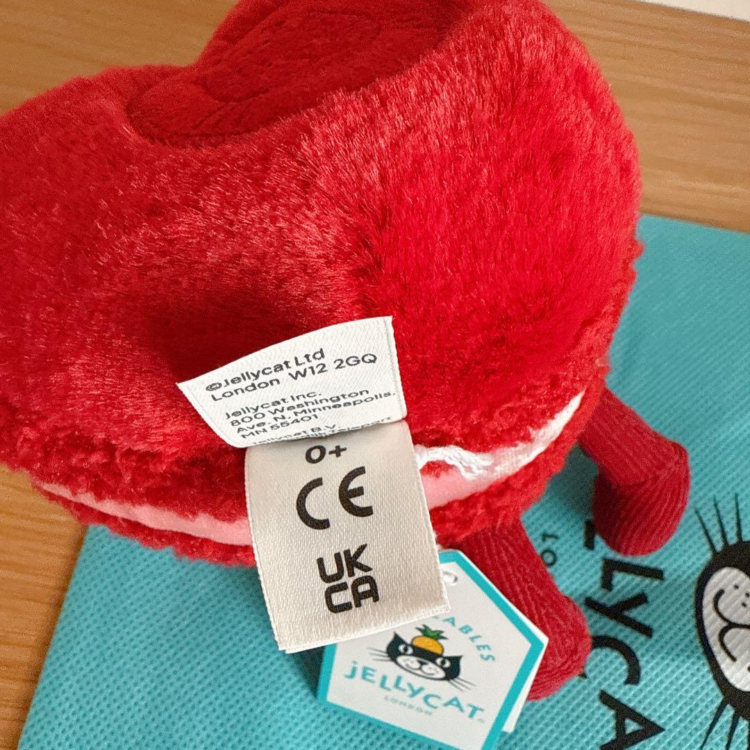 　ハート　マカロンぬいぐるみ 赤　デザート　バレンタイン　正規品