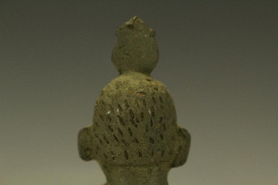 仏教 東南アジア スコータイ 古銅 仏像 高14.5cm 時代物(A429)