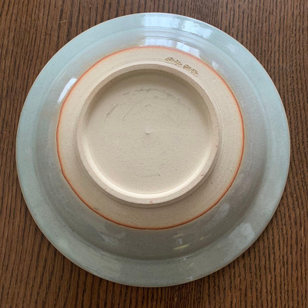 赤膚焼⭐️奈良絵⭐️寿飾り皿⭐️共箱付