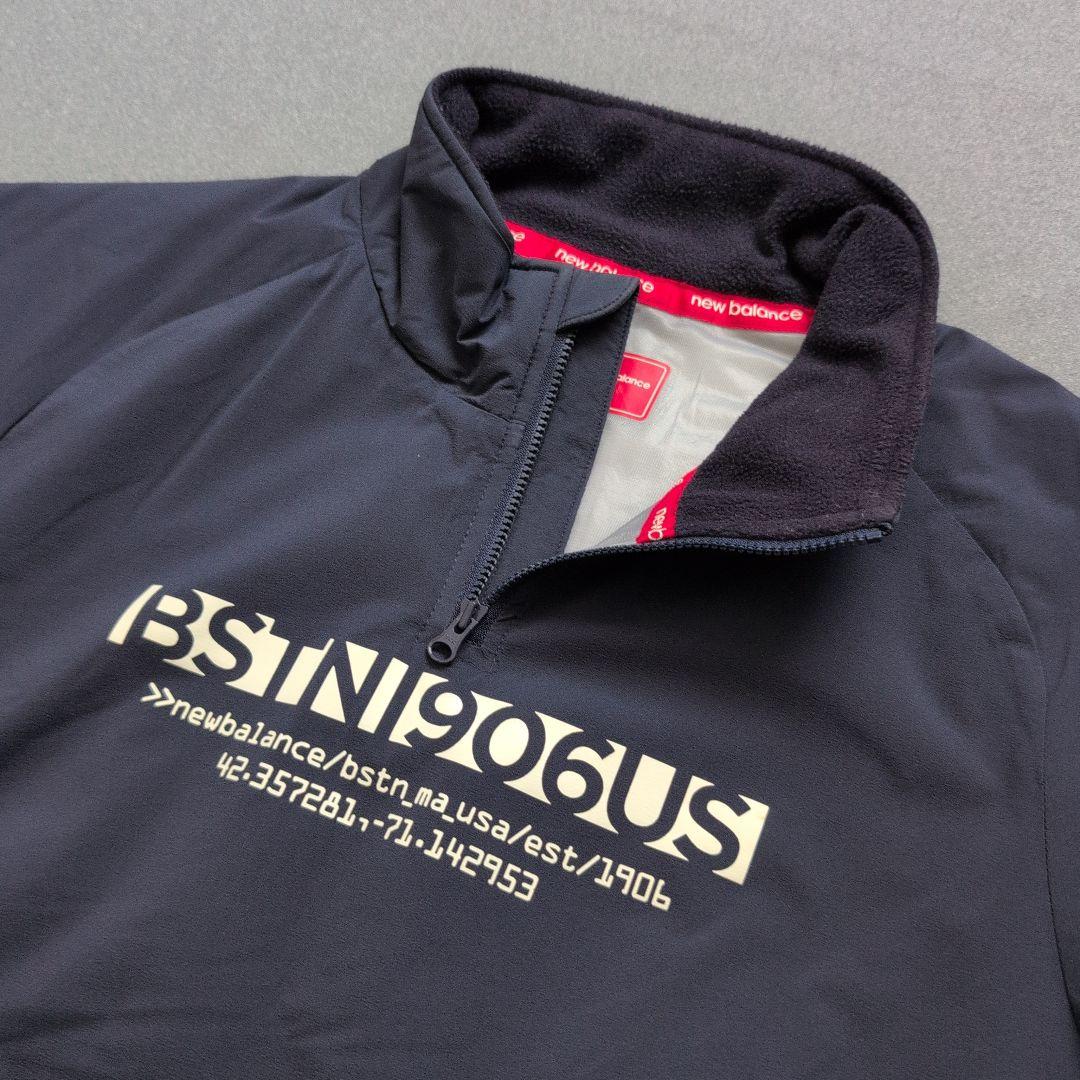 【極美品】ニューバランスゴルフ　2way中綿耐熱ハーフジップジャケット　L