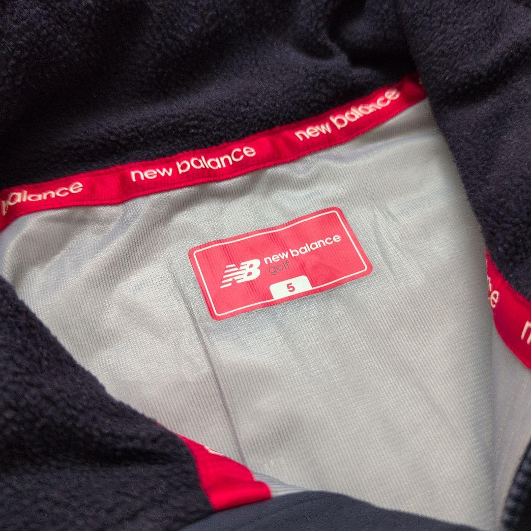 【極美品】ニューバランスゴルフ　2way中綿耐熱ハーフジップジャケット　L