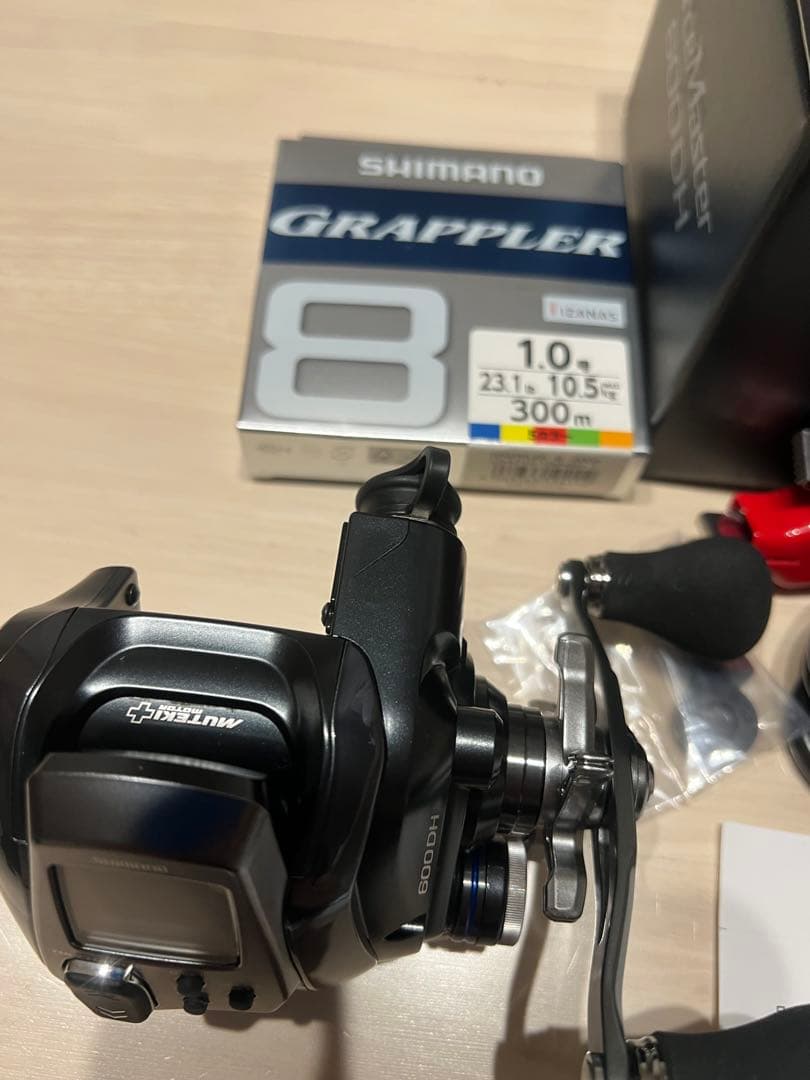 美品　23シマノ電動リール フォースマスター 600ダブルハンドル　右ハンドル