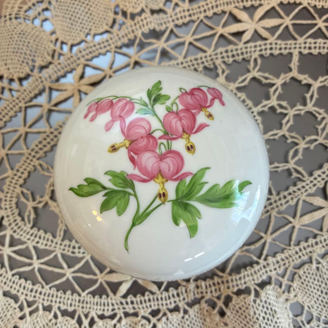 マイセン　山野草のボンボニエール