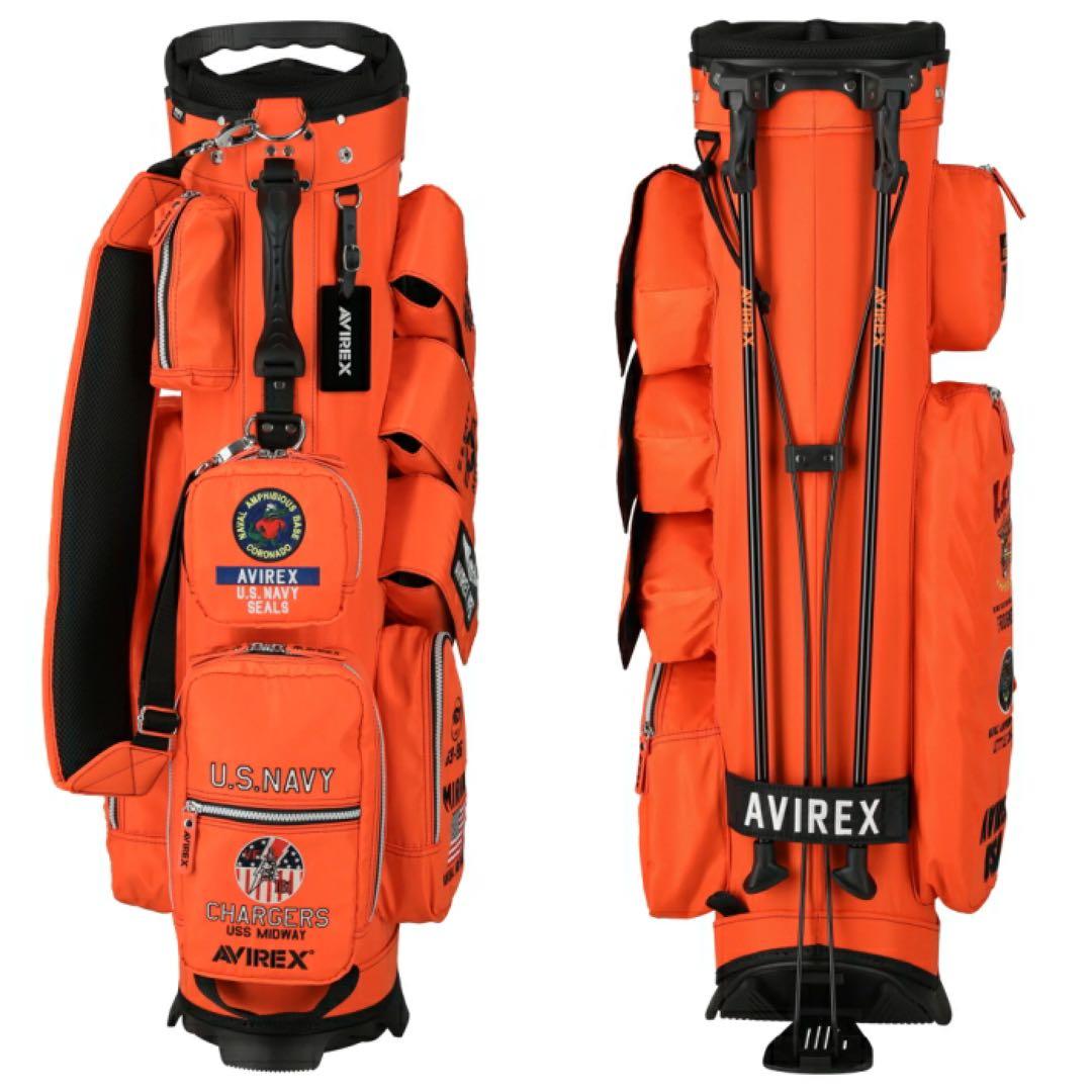 新品 アビレックス キャディバッグ ヘッドカバー まとめ売り AVIREX OR