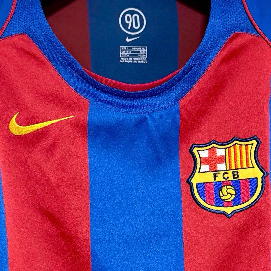 【新品/タグ付き】04/05 FCバルセロナ♯10 ロナウジーニョ 【Lサイズ】