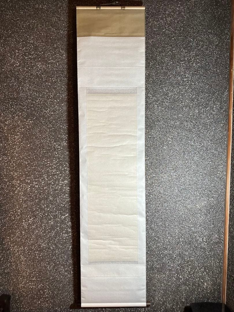 2170様感謝‼️DRAGONをかたわらに‼️模写「騎龍佛像」雪舟作時代掛軸桐箱入