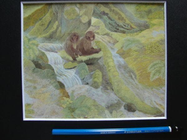 猪熊 佳子 【泉】 希少画集画、状態良好、新品高級額装付