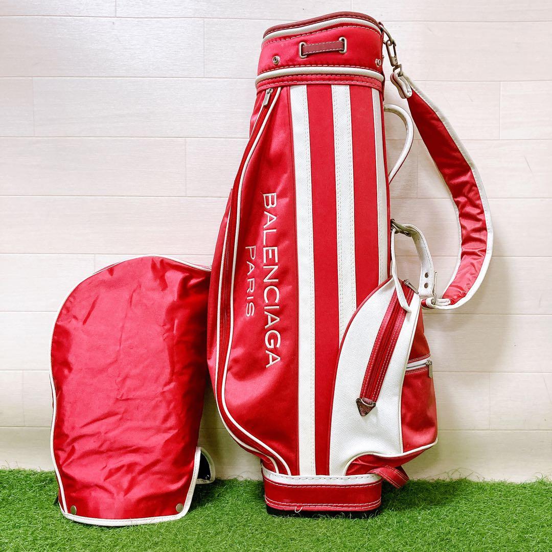 BALENCIAGA バレンシアガ　キャディバッグ　ストライプ