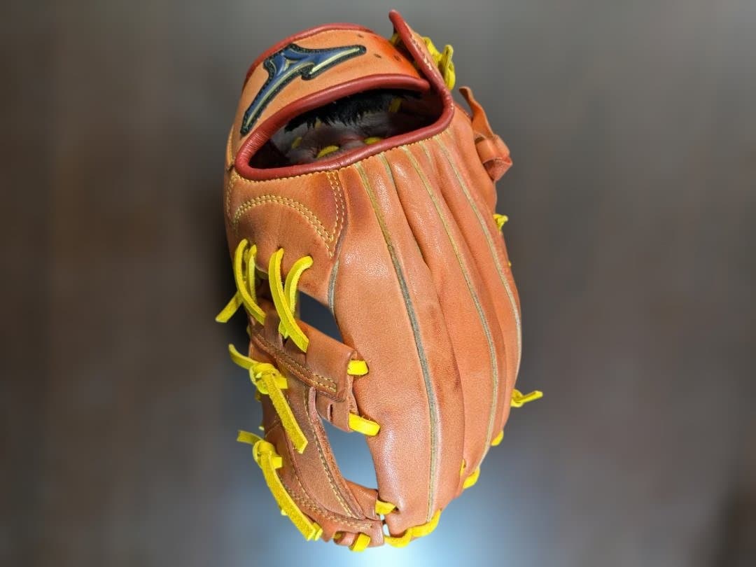 MIZUNO 軟式用グローブ オレンジ
