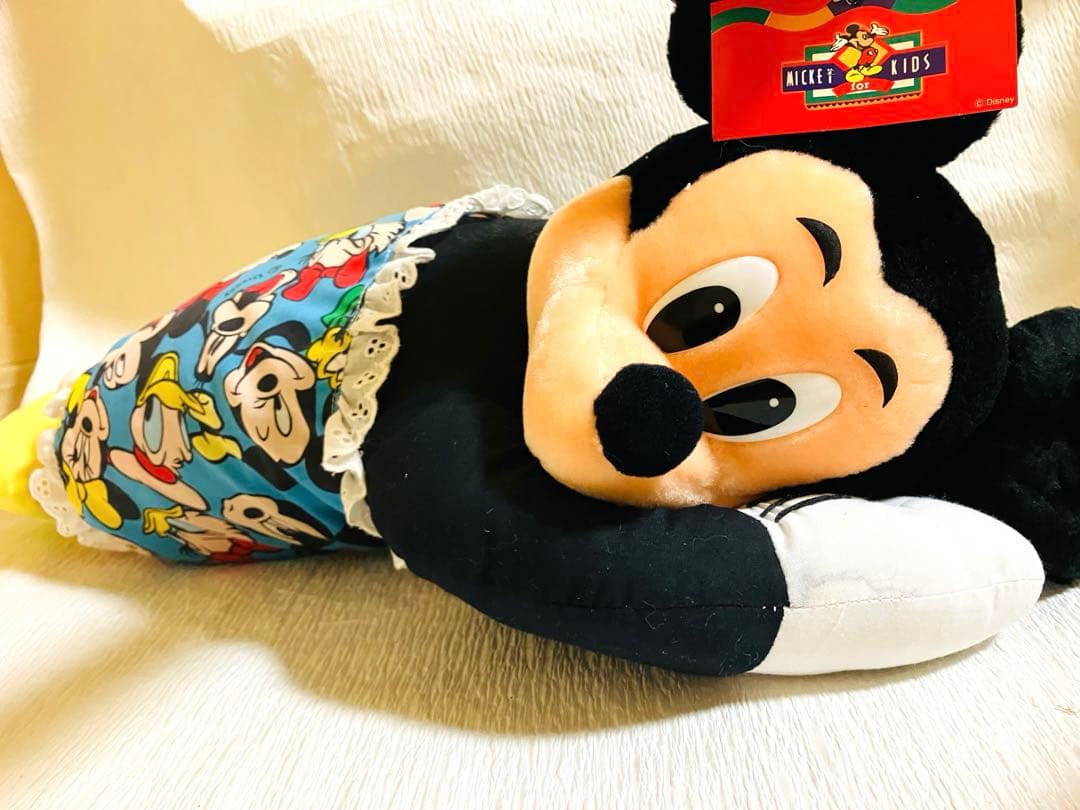 【未使用】ミッキーマウス 特大 / ヴィンテージ ぬいぐるみ タグ付き 激レア‼️