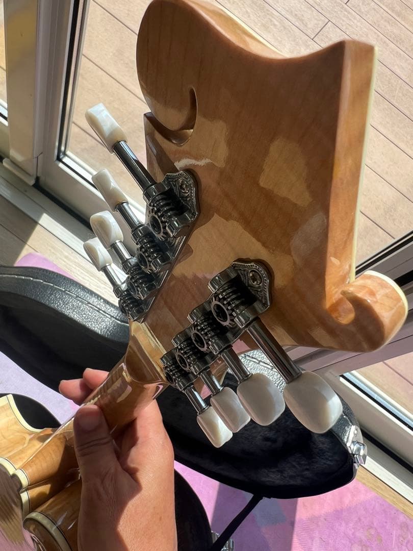 田*也様 ほぼ未使用　お値下げ！フラットマンドリン　オワリヤ楽器　定価30万超ワ