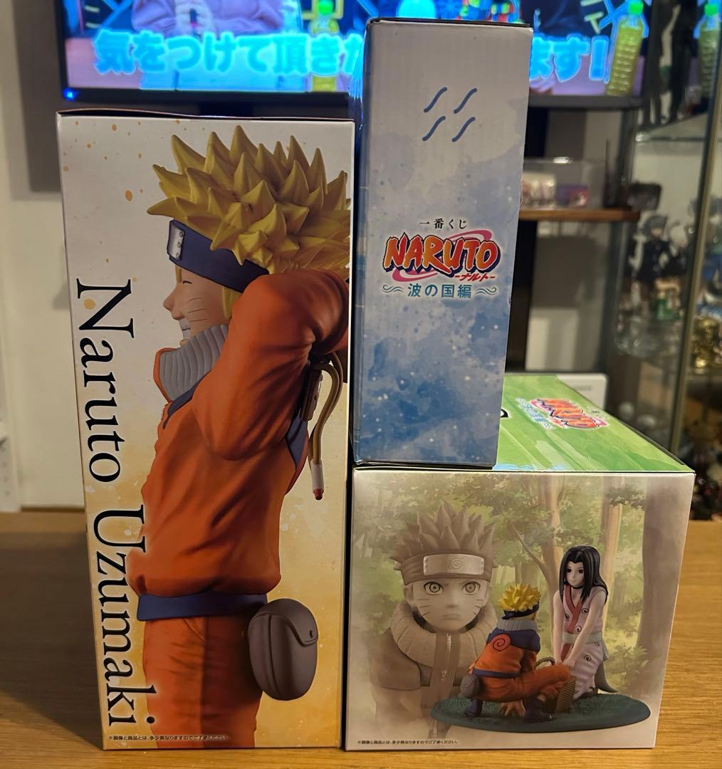 一番くじ NARUTO 波の国編 白 ナルト フィギュア A賞 C賞 D賞