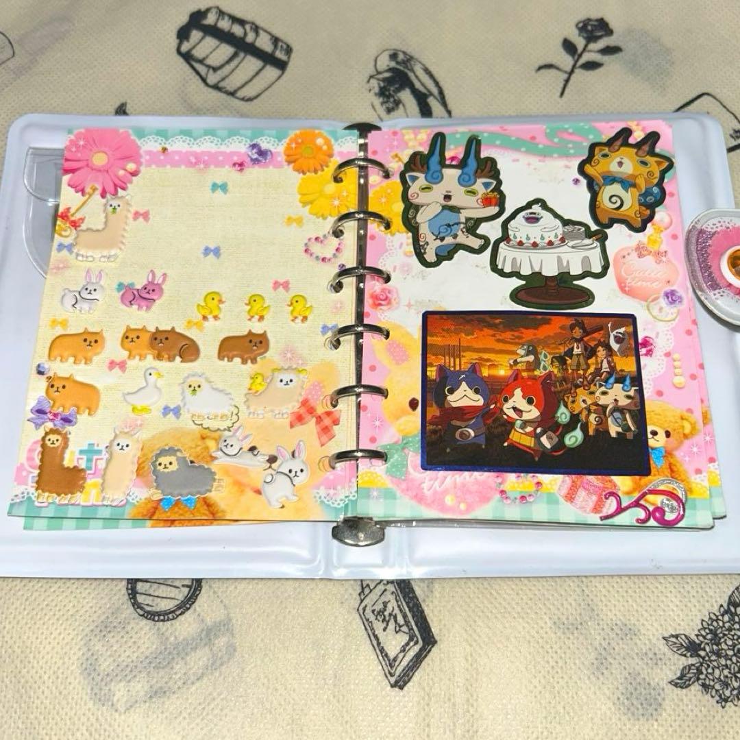 シール帳　当時物　平成　シールバインダー　cutie time シール付き