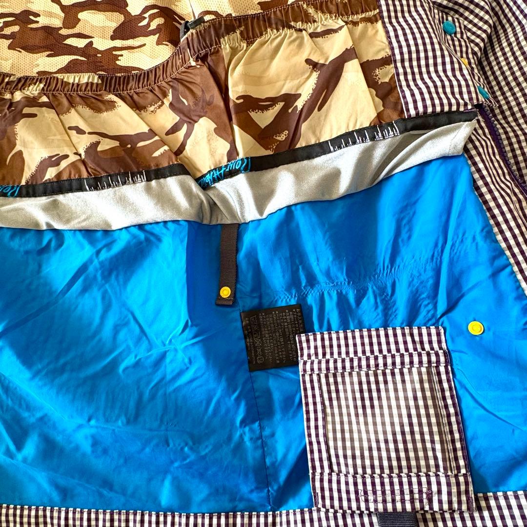 メンズ　REW スノーボードウェア　スノーウェア　ジャケット　パープル　M