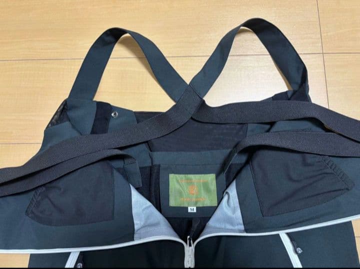 アンファッジ unfudge SMOKE BIB PANTSビブパンツ Ｍサイズ