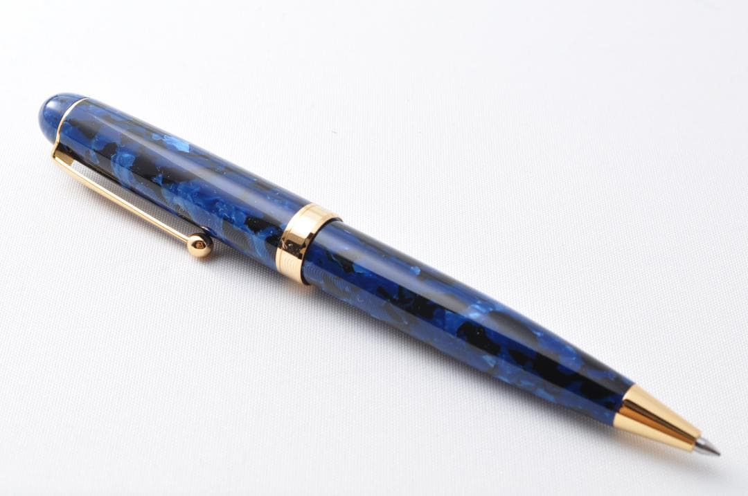 新品✨ ハンドメイド　ボールペン 大西製作所 手作り 【ブルー】