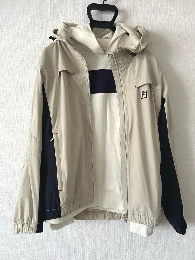 FILAテニス 未使用トラックジャケット ベージュMメンズ