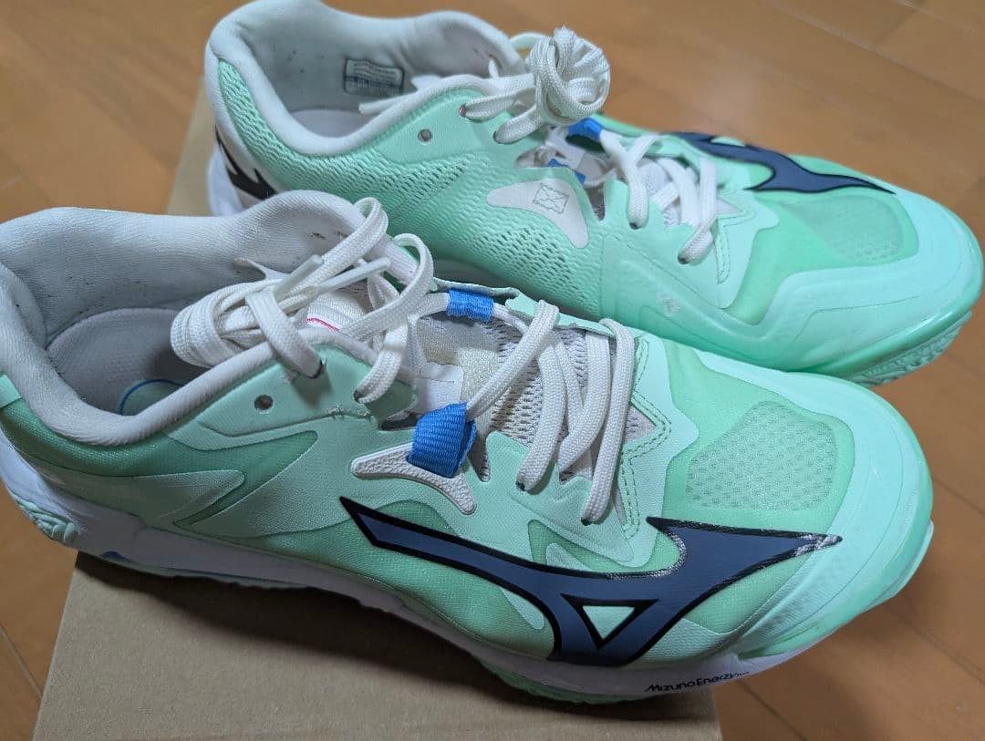 Mizunoバレーボールシューズ ウェーブライトニング ペールグリーン 26.0