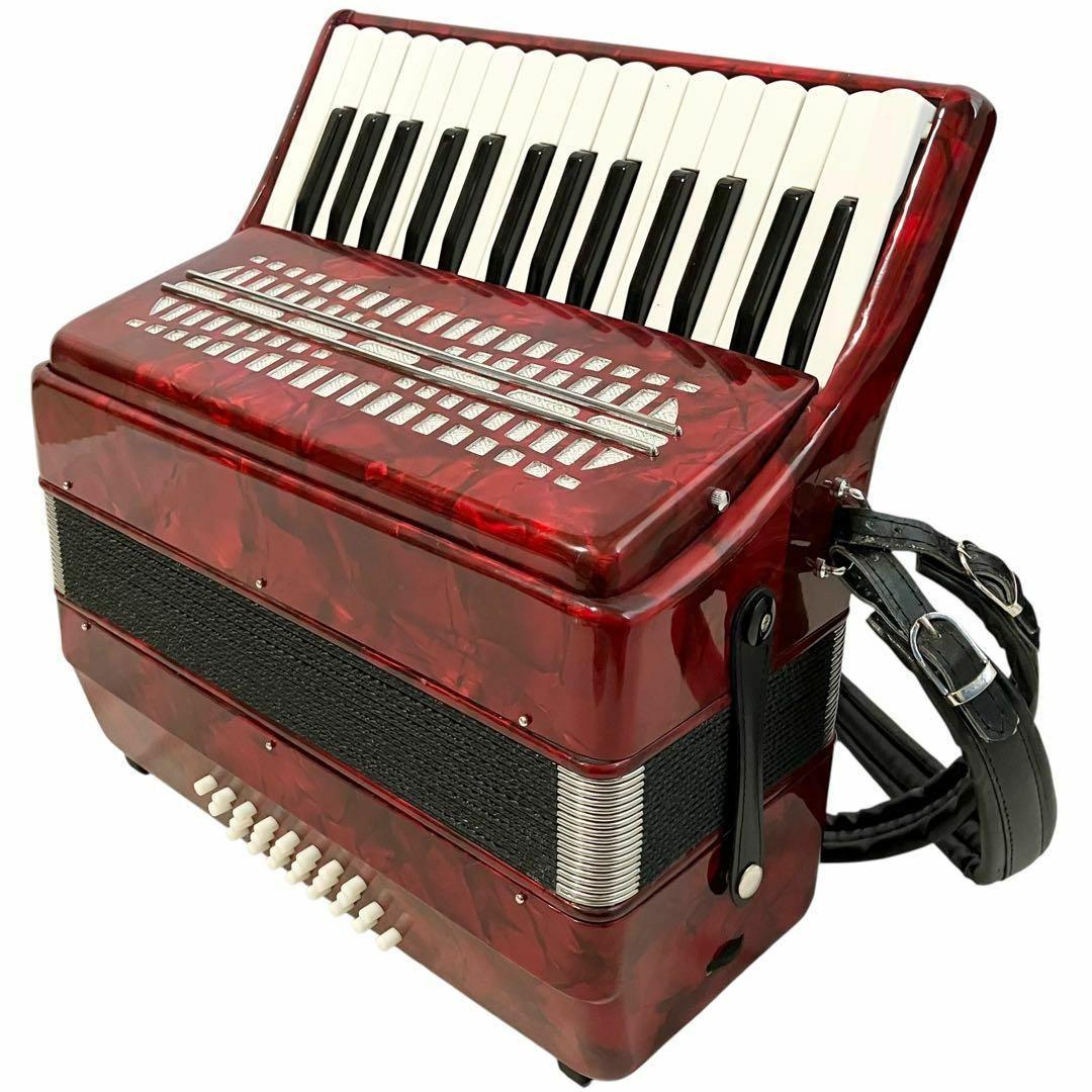 キョーリツ KC アコーディオン ACD-400 レッド 30鍵盤+24ベース