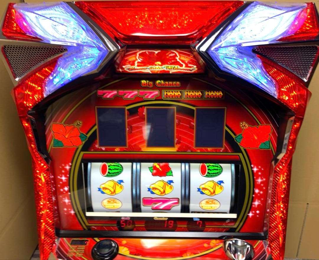 6号機 スーパーハナハナV1 パイオニア 25パイ パチスロ実機 2021年