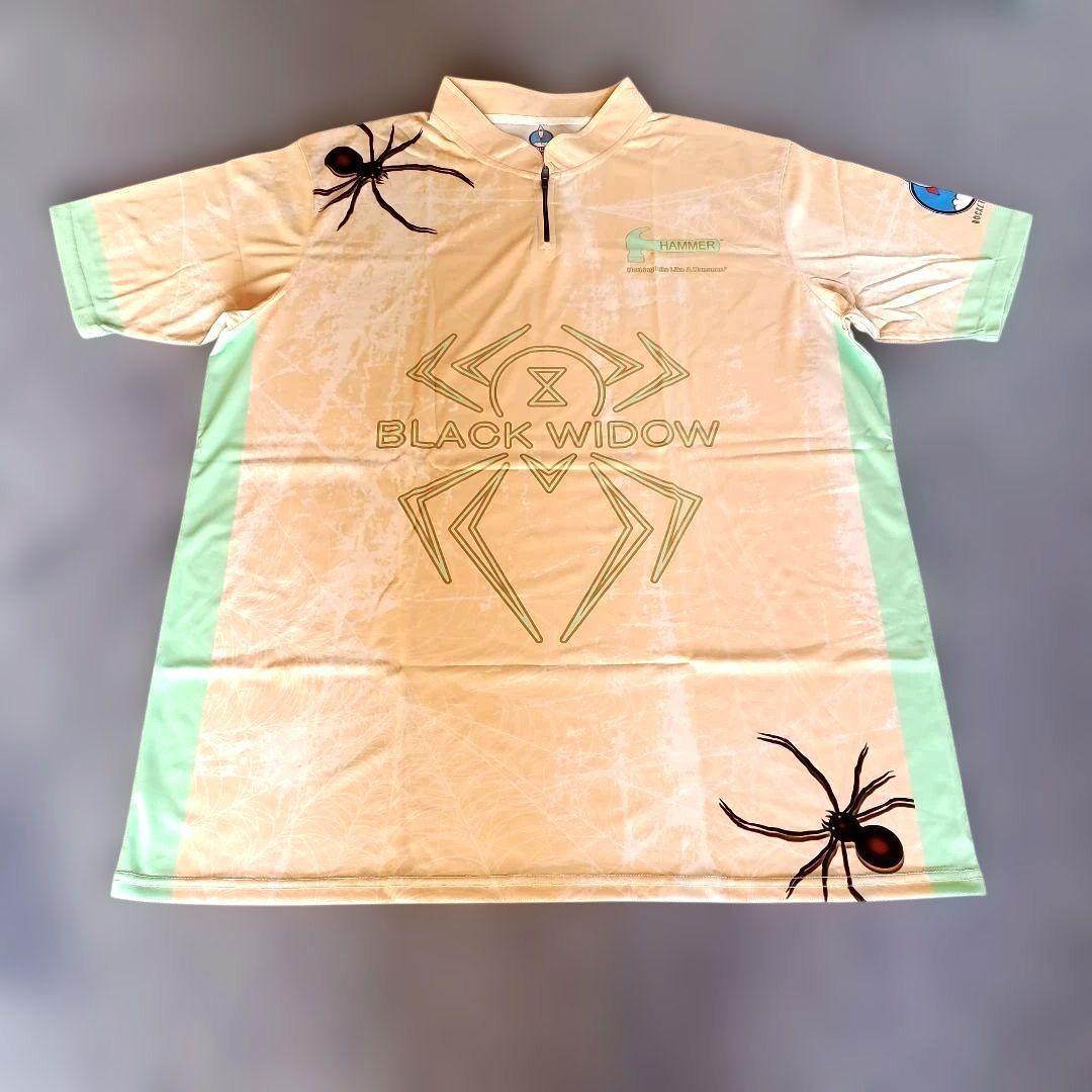 日本未発売✨ブラックウィドー【日本サイズ4L】オレンジ　大きめ　ボウリング