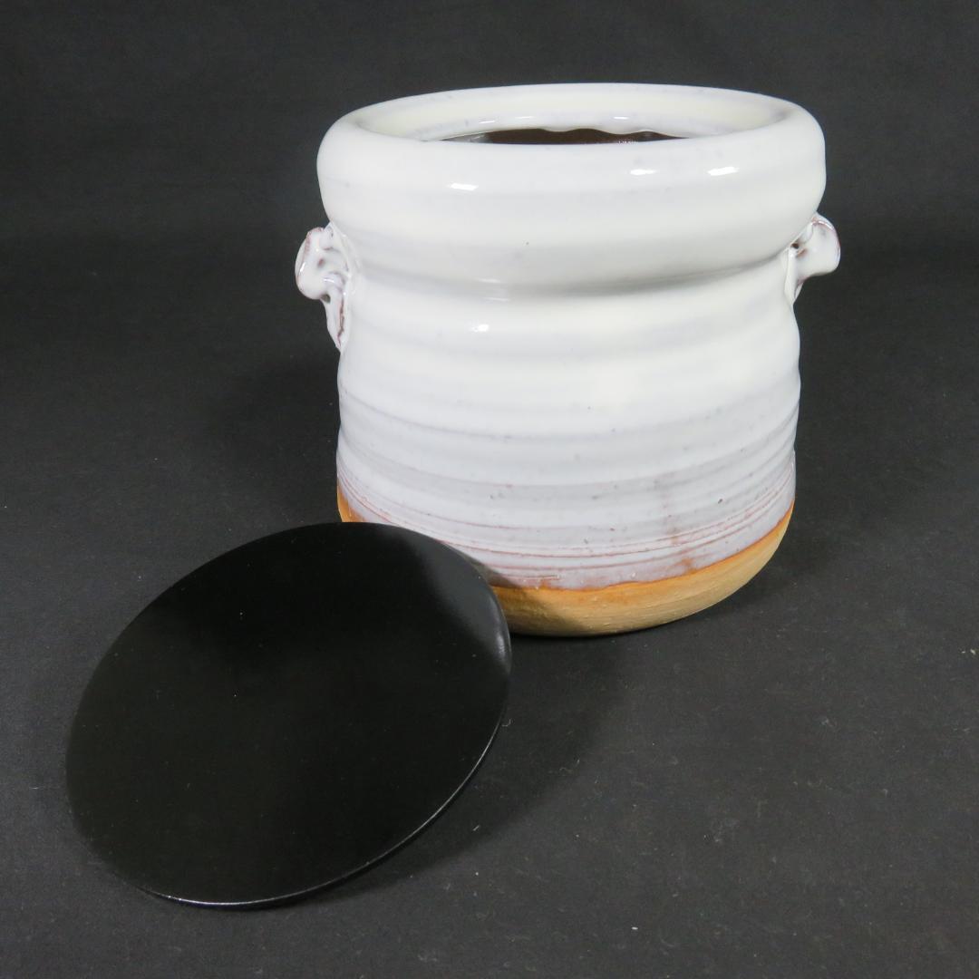 水指 水差 茶道具 萩焼 城山窯 金子信彦 木箱 共箱 茶器