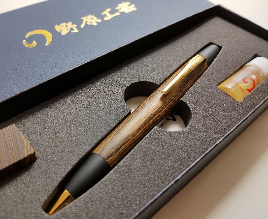 新品未使用品 野原工芸 ロータリーボールペン ボコテ