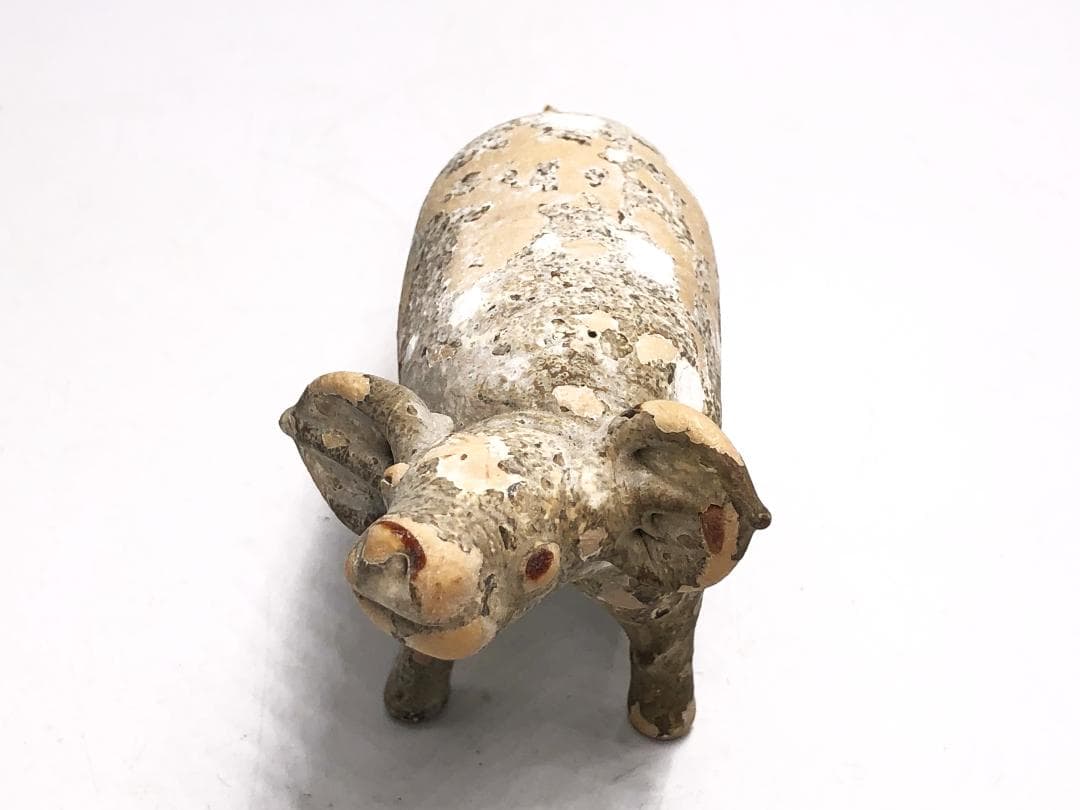 【 ファイアンス 】　ブタ　出土品