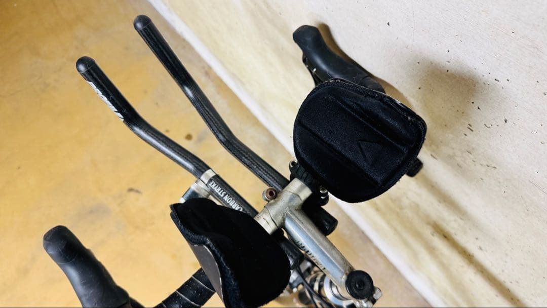 トライアスロン　ロードバイク ブラック