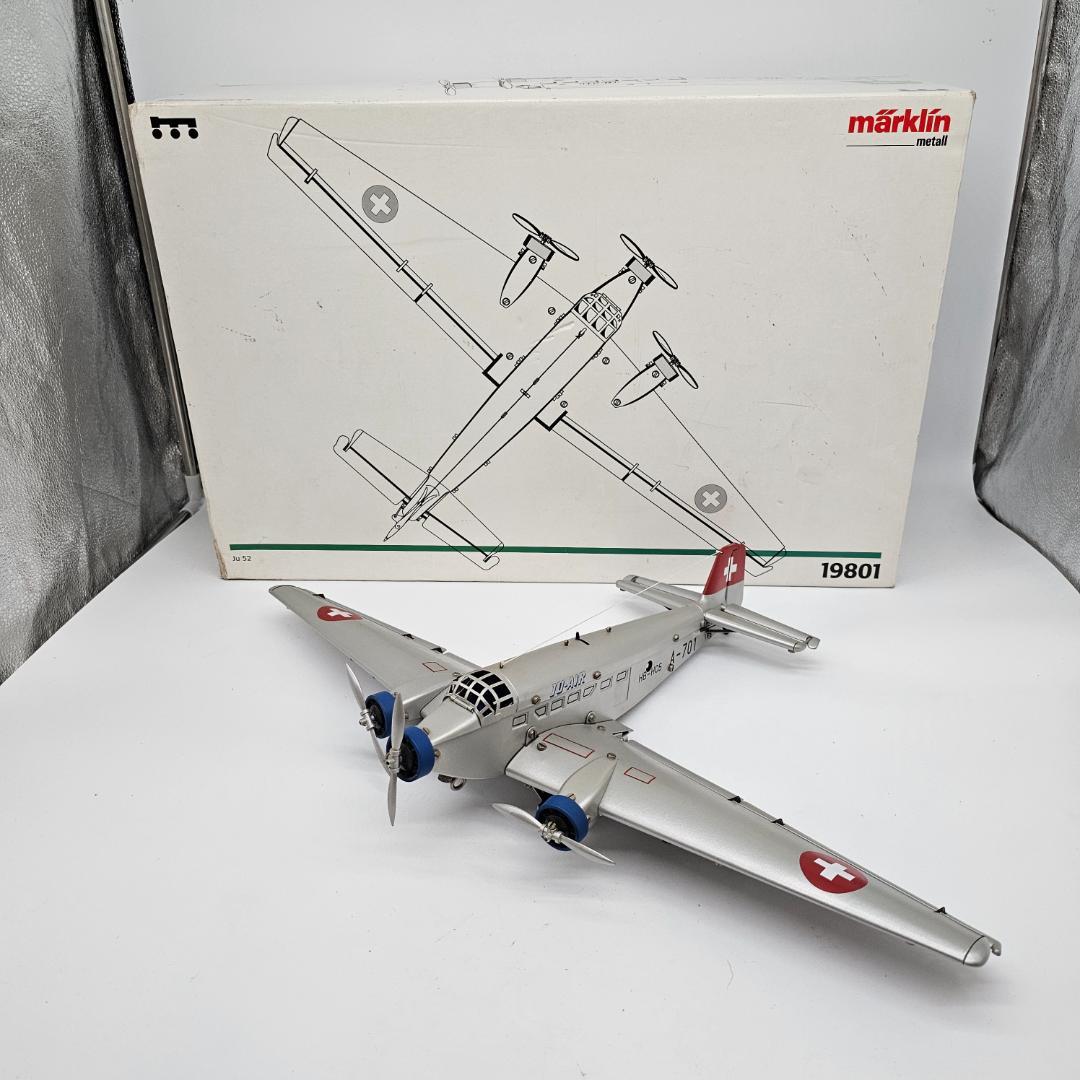 入手困難！メルクリン 19801 メタル製 ユンカース JU 52 航空機
