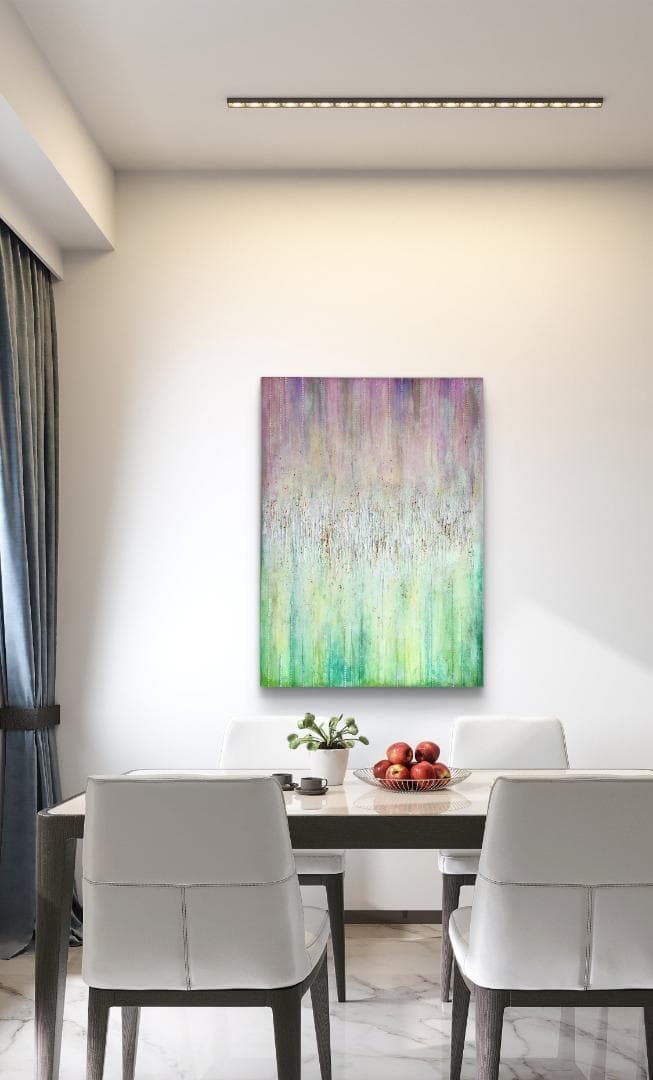 【専用】AMANE-雨音 / 抽象画 キャンバス 90×65㎝ 原画 モダン