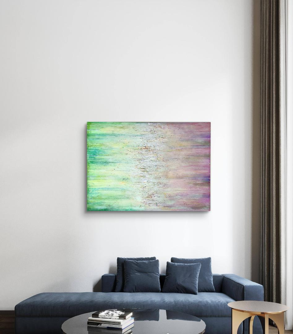 【専用】AMANE-雨音 / 抽象画 キャンバス 90×65㎝ 原画 モダン