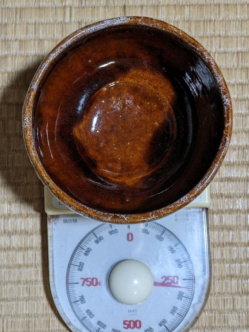 ⭐茶道具 大樋焼 大判印 飴釉 茶盌 抹茶碗 アンティーク 骨董品