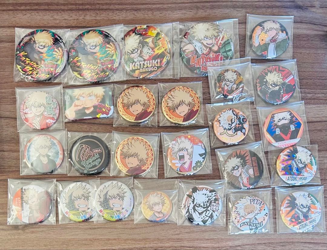 僕のヒーローアカデミア　ヒロアカ　爆豪勝己　缶バッジ　まとめ売り