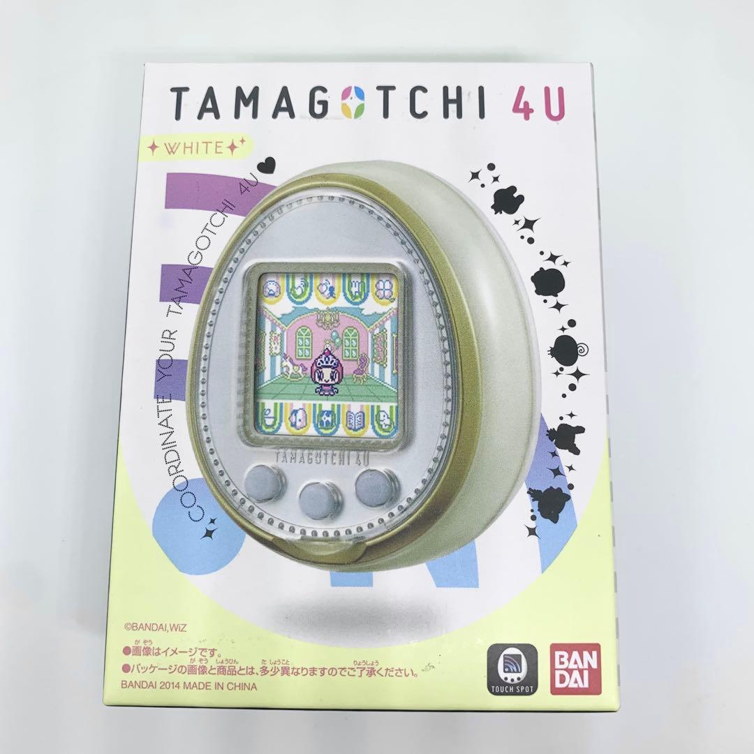 未開封品◎たまごっち TAMAGOTCHI 4U ホワイト ローラっちカード付き