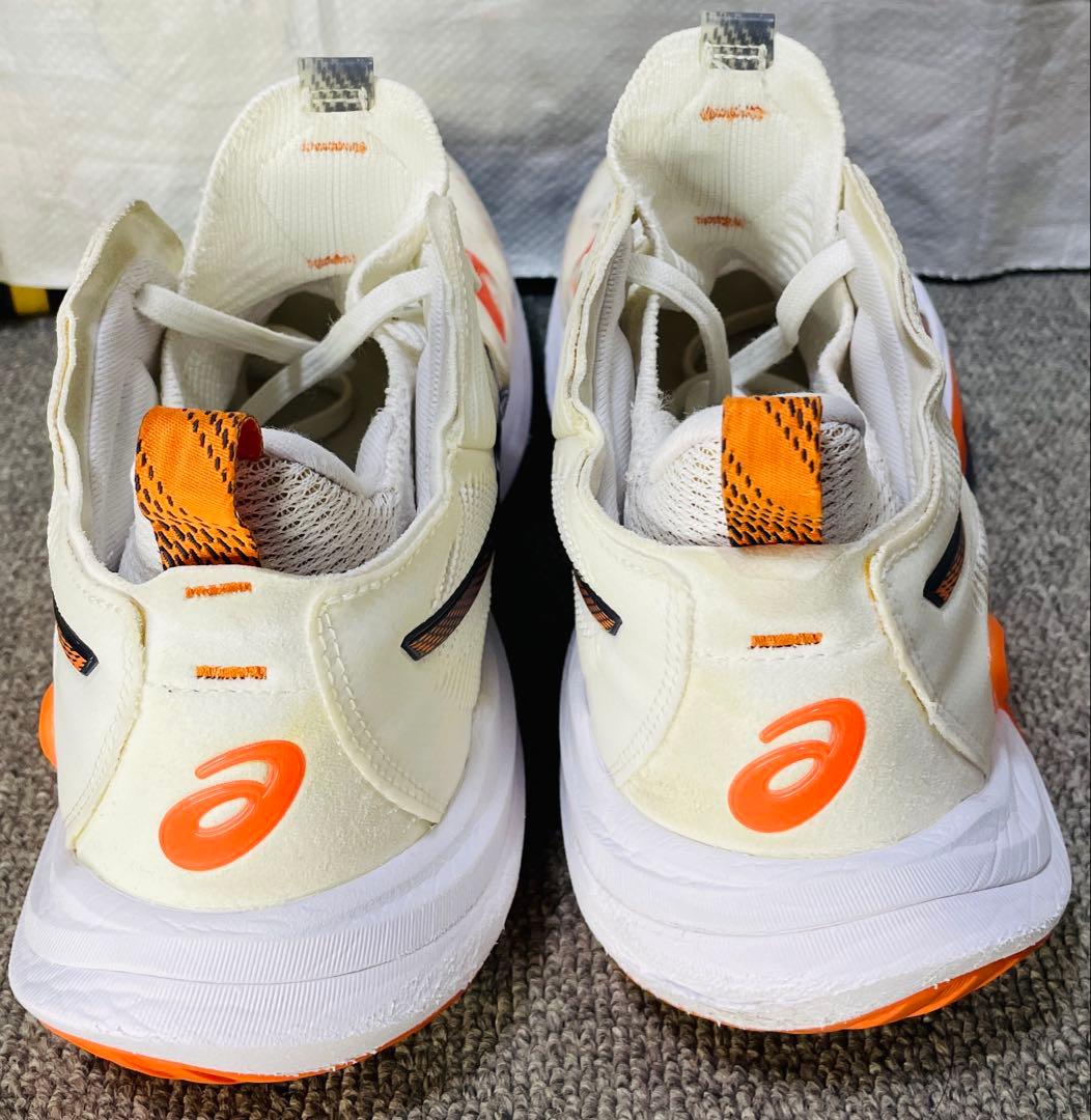 ASICS RISE 2バレーボールシューズ ホワイト/オレンジ/ネイビ