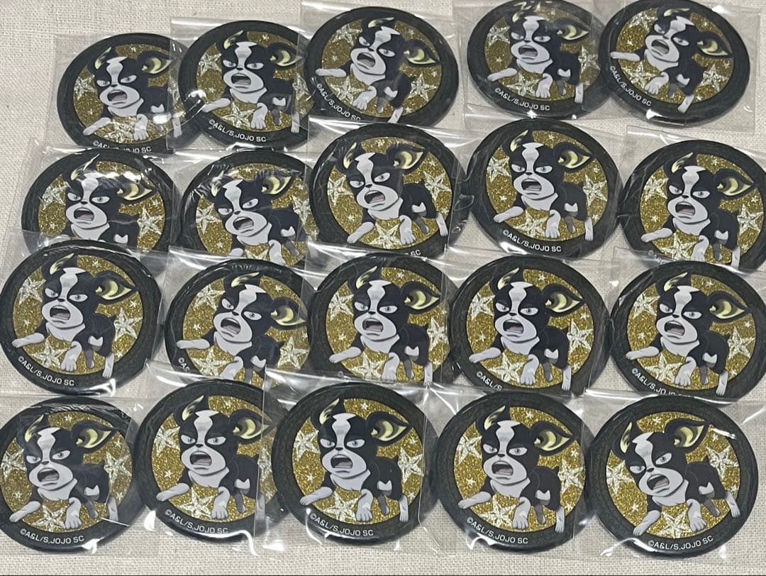ジョジョ　イギー　缶バッジ