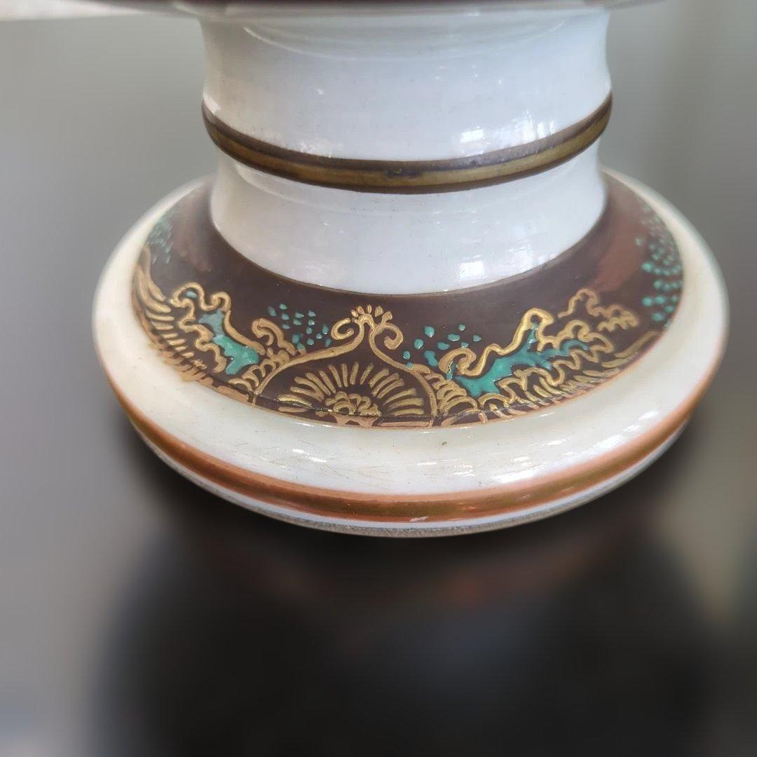 骨董　九谷焼　盃洗　色絵　器　盛鉢　鉢　アンティーク　陶器