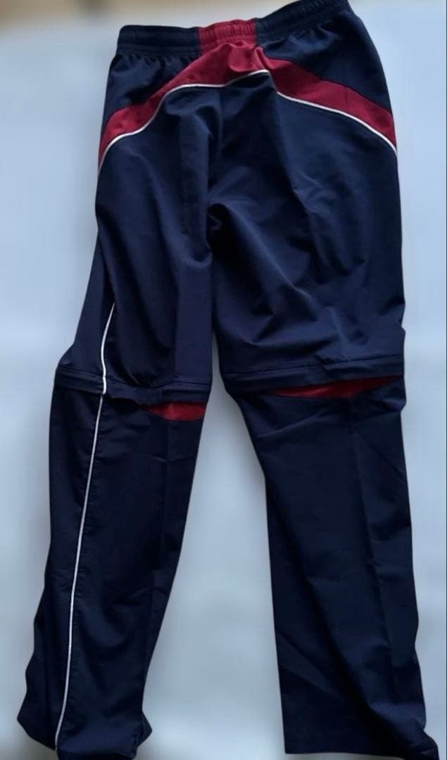 レア　北京2008五輪 日本代表 ASICS公式ジャージパンツ ネイビー赤