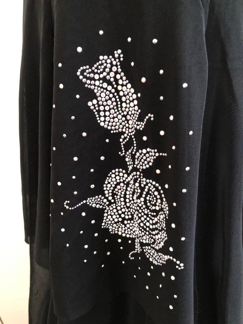 新品❣️未使用❣️ ❤️社交ダンス　ドレススカート　ブラック❤️