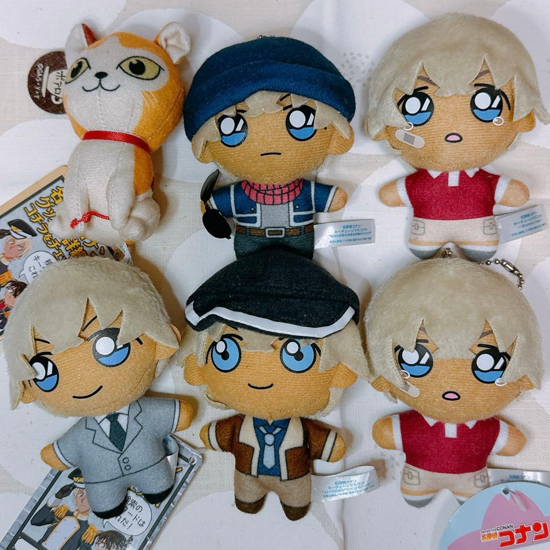 名探偵コナン　ぬいぐるみセット　降谷零　安室透　松田陣平　諸伏景光　怪盗キッド